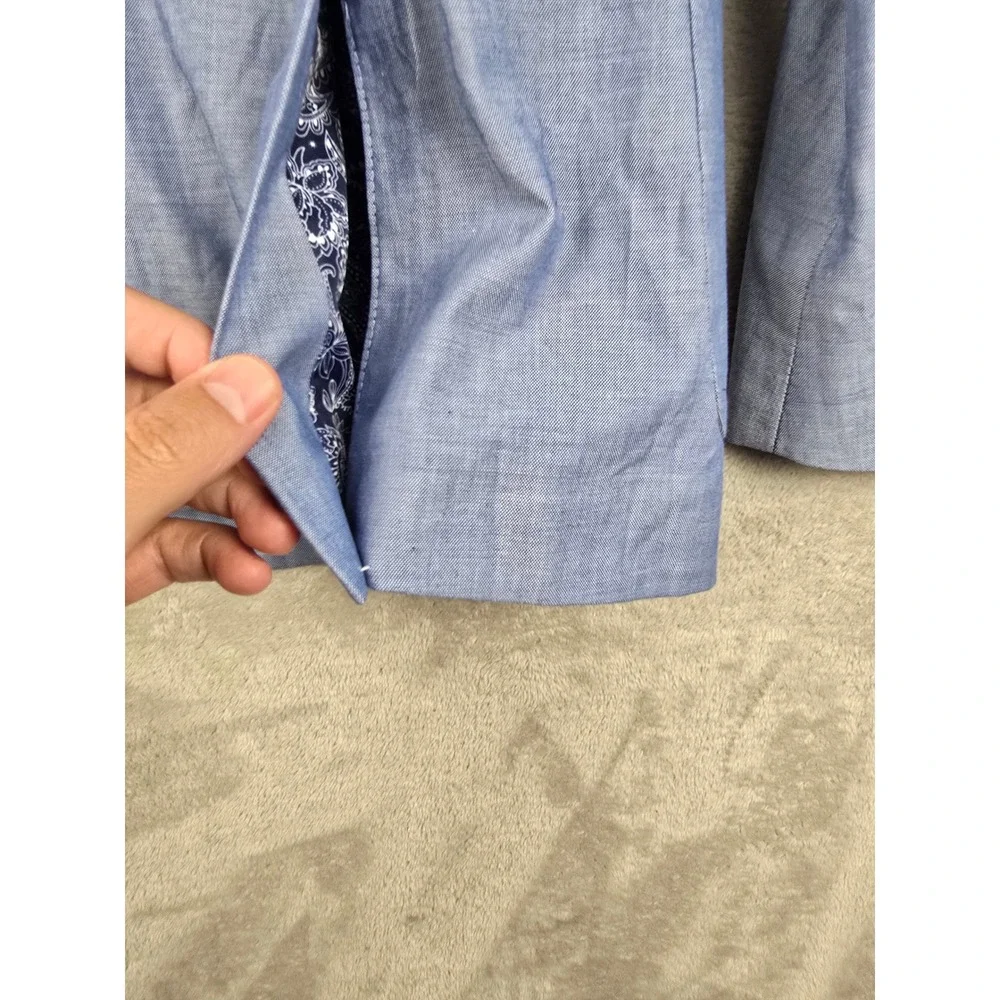 Lauren Ralph Lauren Sport Coat Kids Youth 16R Light Blue Paisley Lining *Read